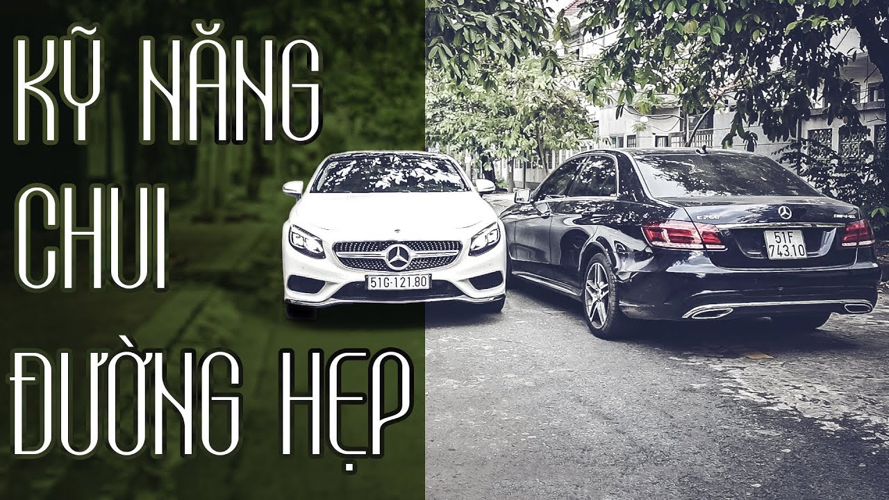 Mercesdes si&ecirc;u xe đậu ngu v&agrave; kỹ năng &ocirc; t&ocirc; chui đường hẹp