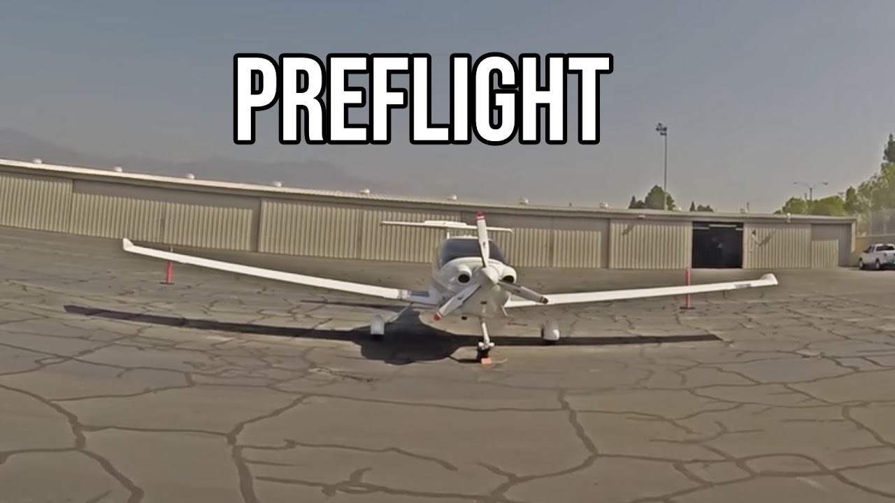Diamond DA40 Modern Trainer Aircraft -  Preflight