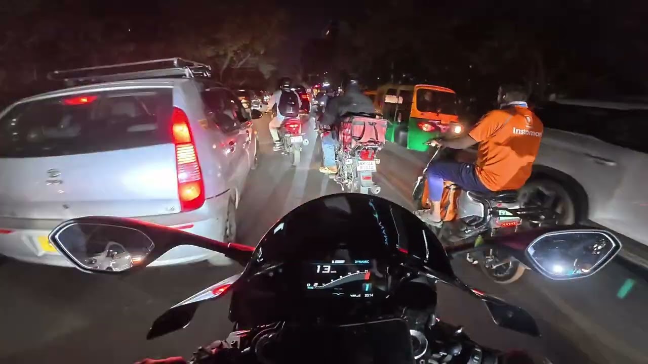 22Jan2026 - BMW S1K Bangalore Biker - Daily Ride - OfficeToSarjapurSocialToMeetFriends