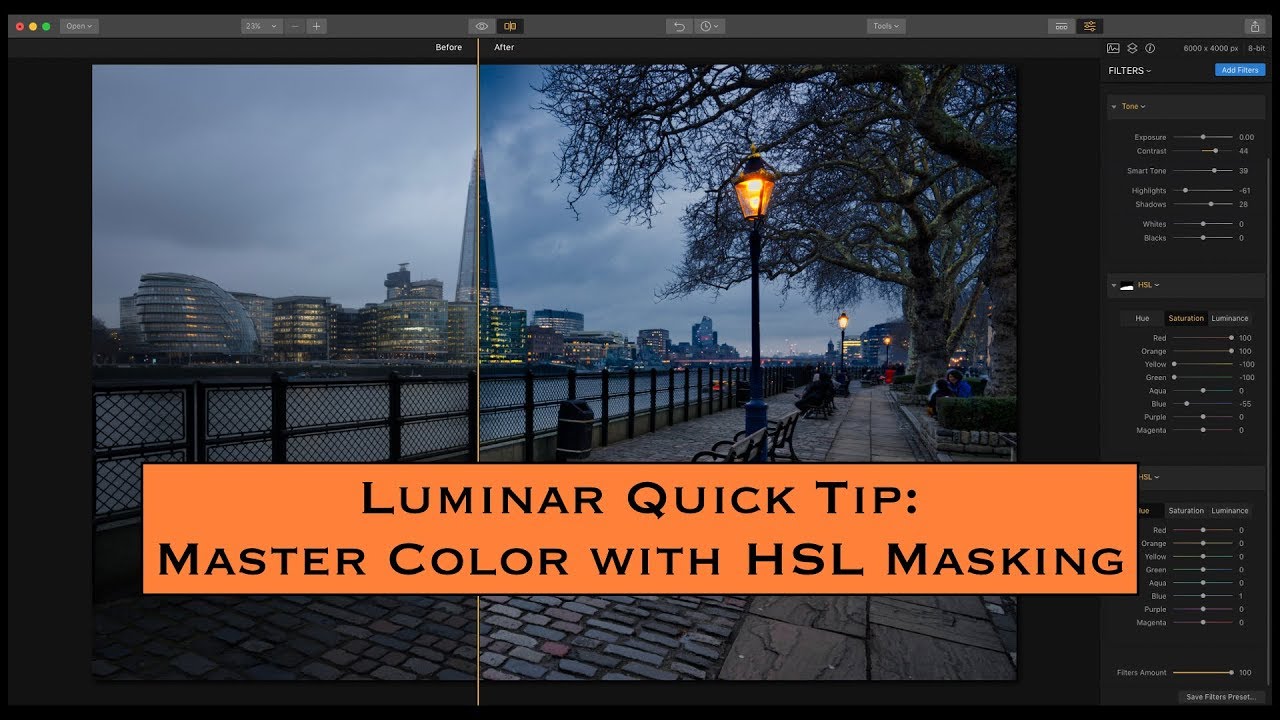 Luminar Quick Tip: Master Color with HSL Masking