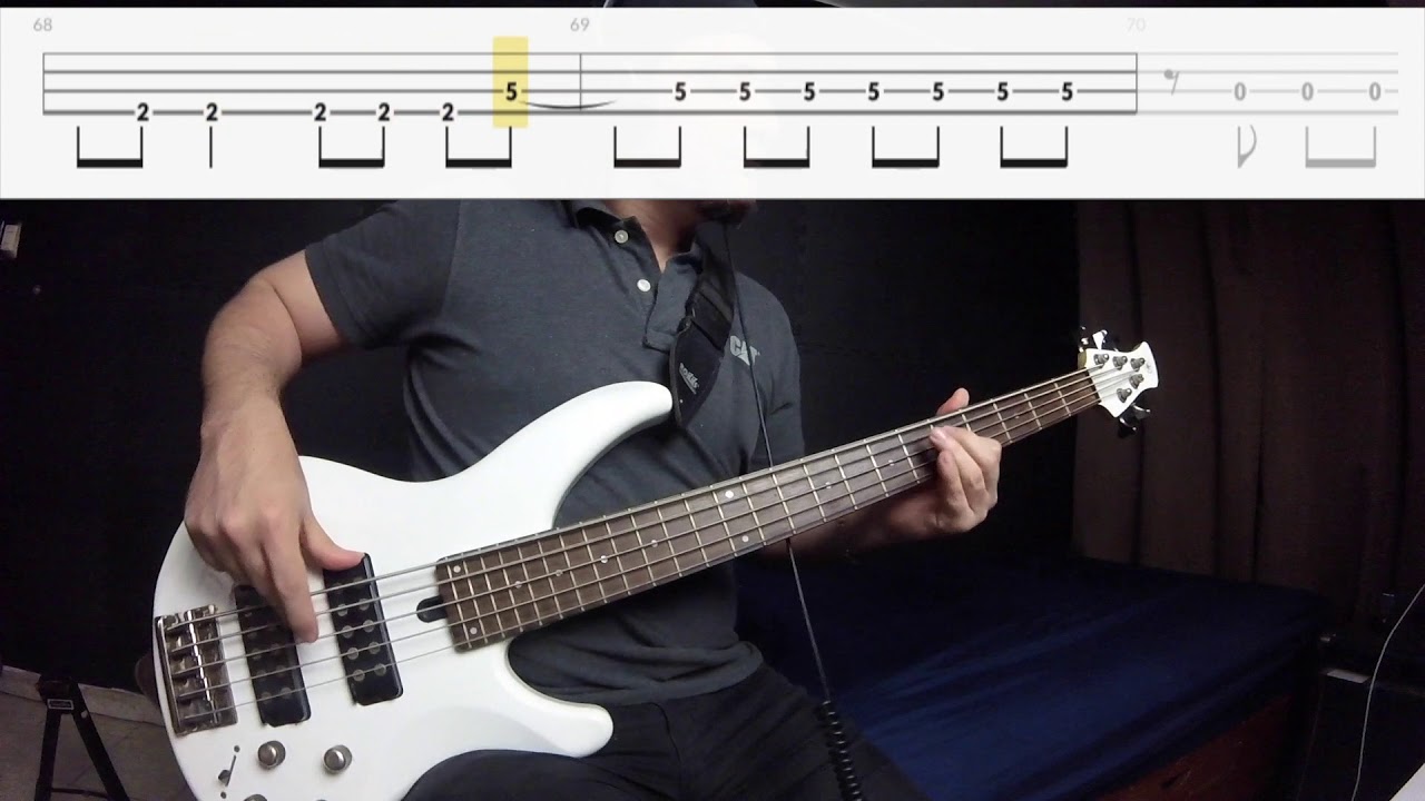 Maná - Me vale ( Bajo Cover + TAB ) 🇲🇽