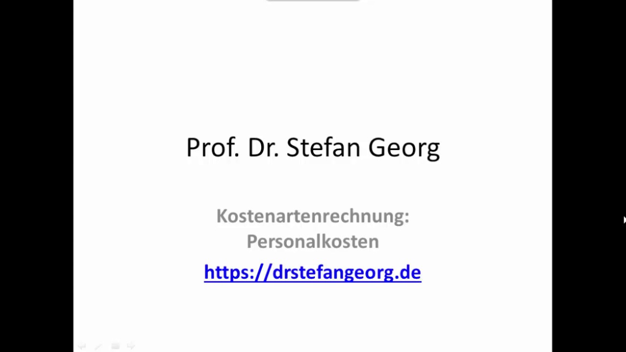 Berechnung der Personalkosten in der Kostenrechnung