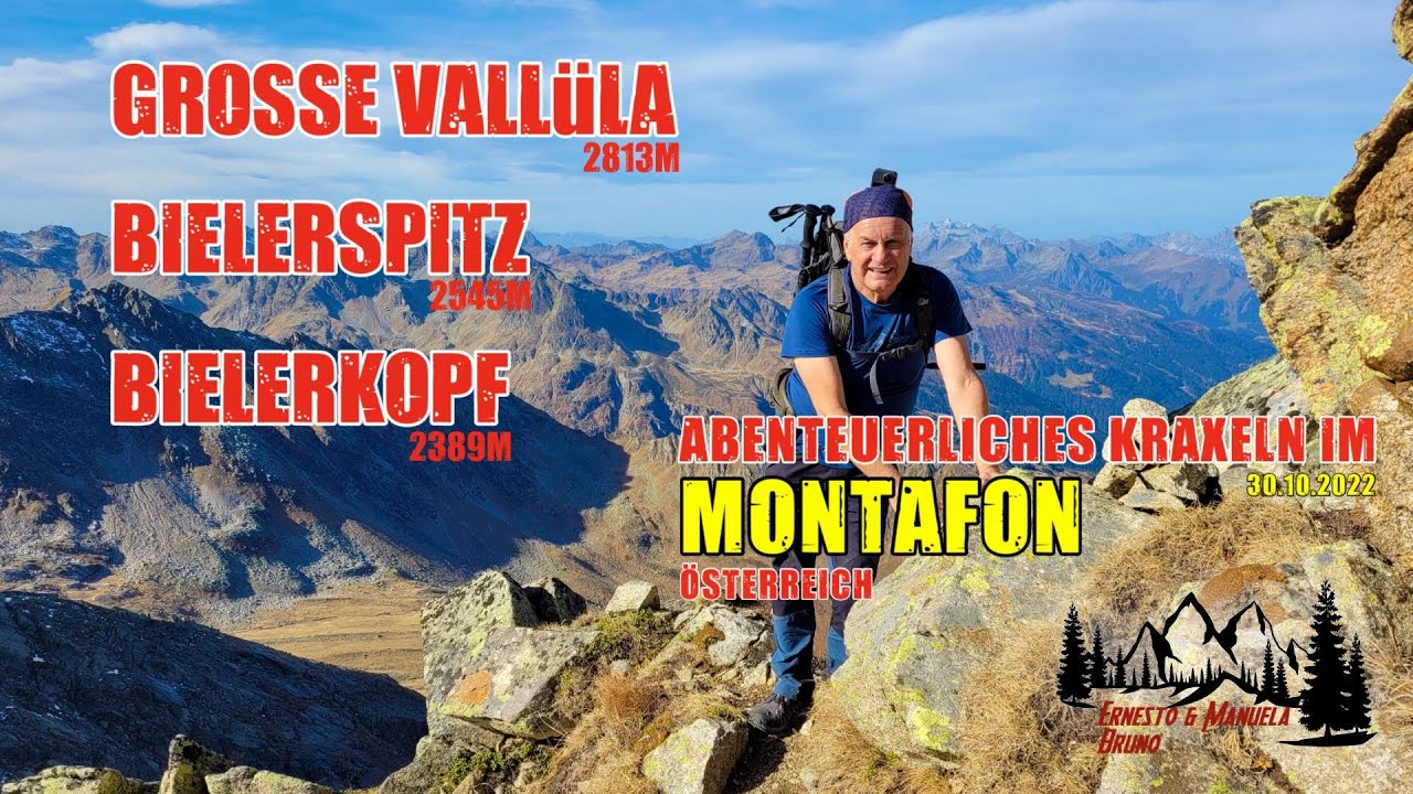 Alpine Wanderung mit Kletterei am Vallüla / Bielerspitze / Bielerhorn