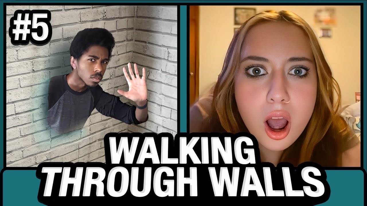 Walking Through Walls MAGIC TRICK on OMEGLE #5