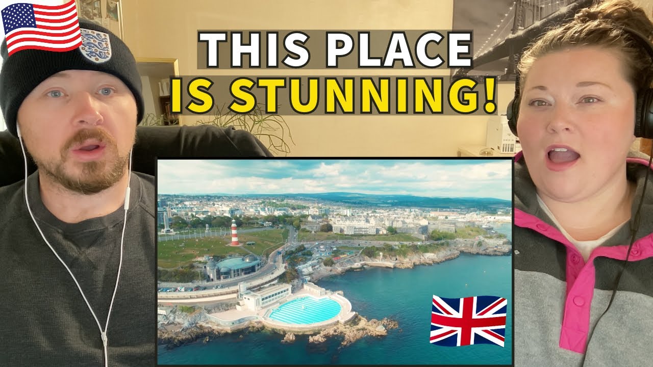 Americans React to Plymouth, England for the First Time!