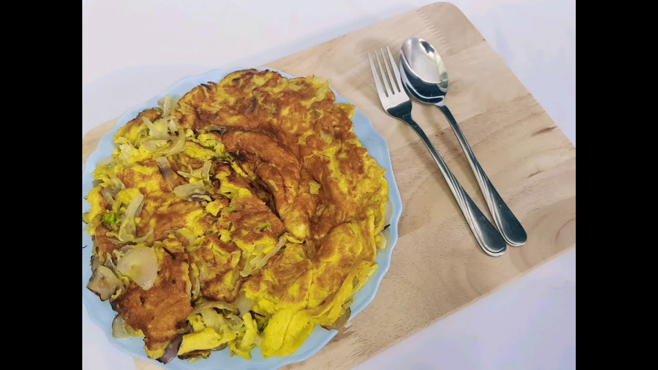每人都爱吃的大葱蛋😍🍳 Omelette with onion