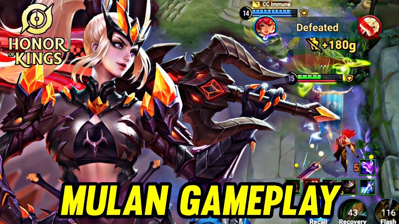 HOK : MULAN GAMEPLAY | LIXIN'S OPPONENT IS STILL STRONG - HONOR OF KINGS
