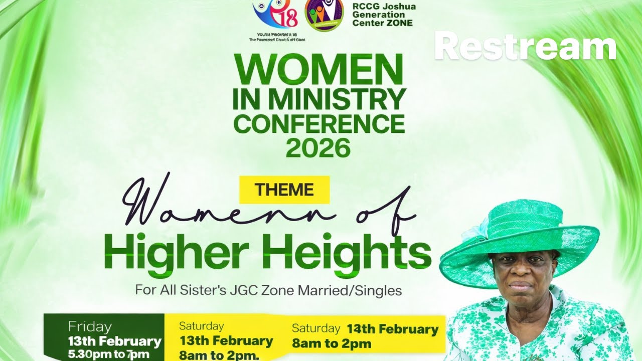WOMEN IN MINISTRY CONFERENCE 2026 || WOMEN OF HIGHER HEIGHTS || RCCG YP18 || 14TH FEBRUARY, 2026