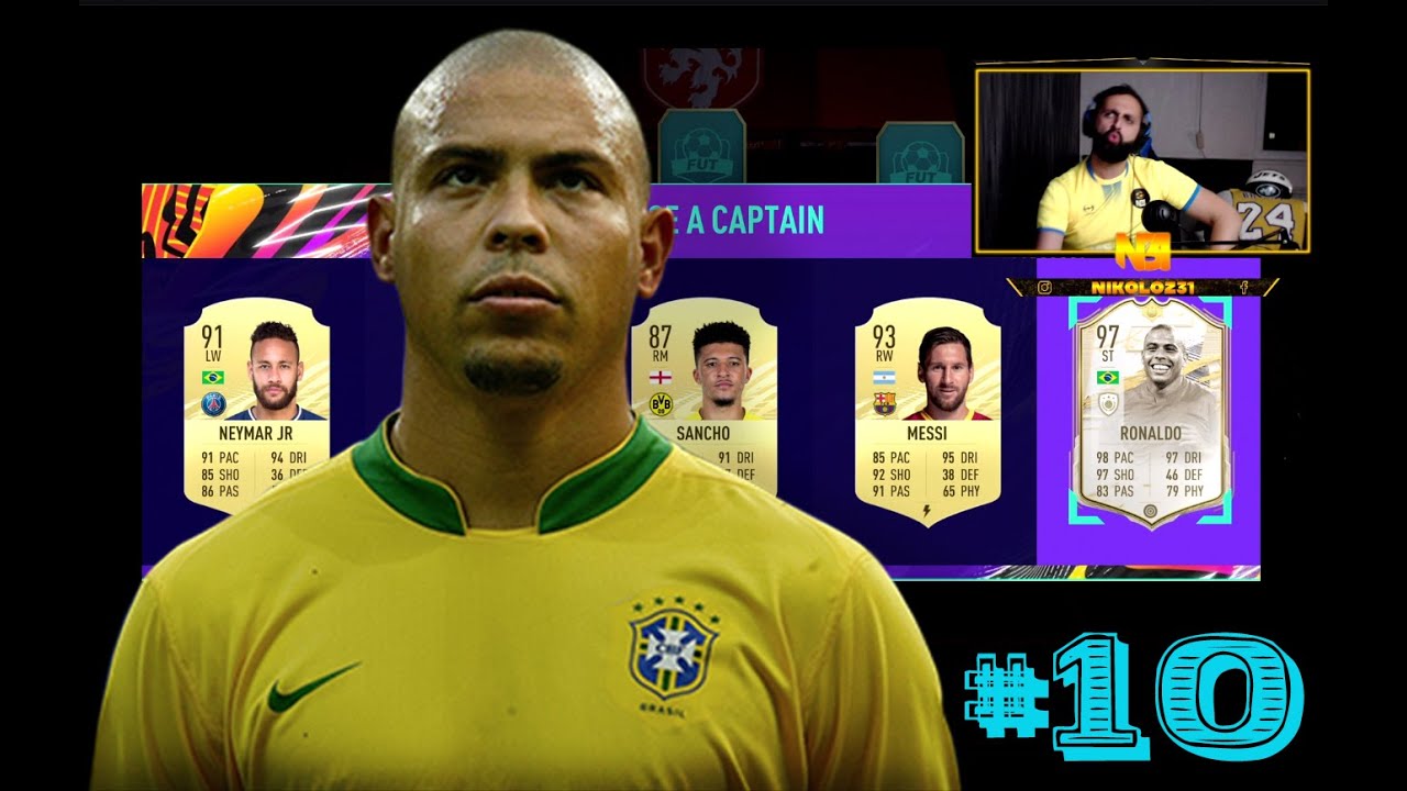 FIFA 21 FUT DRAFT 97 ICON MOMENTS R9 RONALDO #10