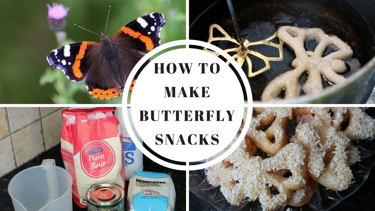 HOW TO MAKE BUTTERFLY SNACKS | MUM TEACHES ME HOW TO MAKE A NIGERIAN SNACK | AISHCREAM | 2018