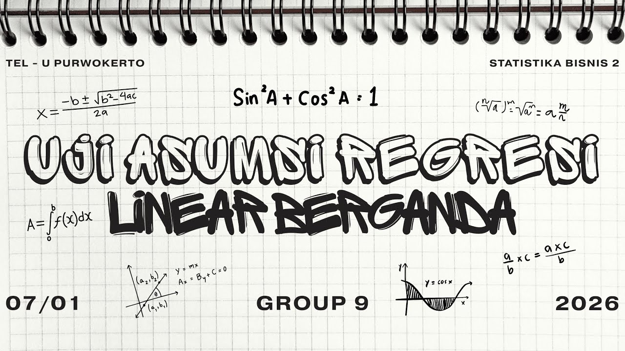 Regresi Linear Berganda Tanpa Error?🤔Ini Uji Asumsinya!!