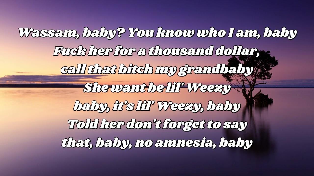 Rob49 Wassam Baby with Lil Wayne lyrics
