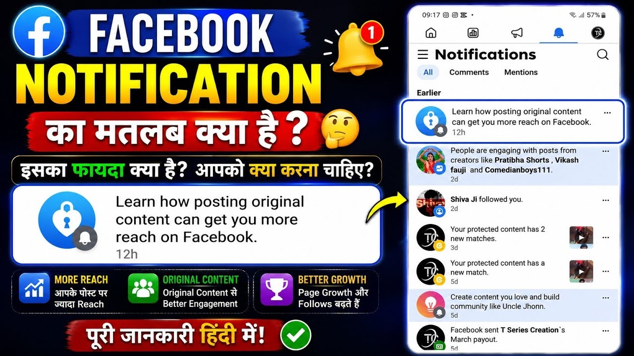 Learn how posting original content can get you more reach on facebook