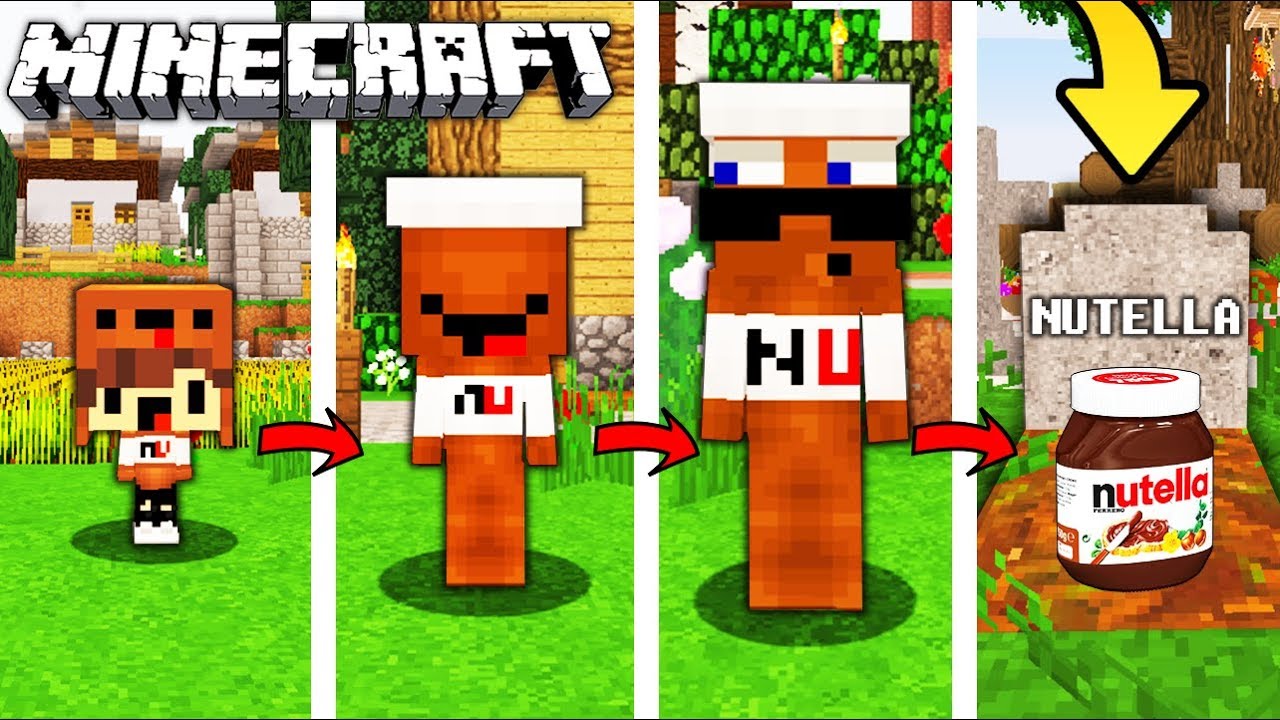 ŻYCIE NUTELLI W MINECRAFT || OD NARODZIN DO ŚMIERCI