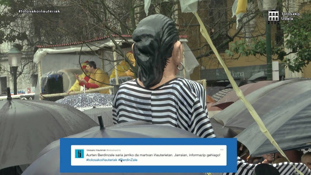 2015. urteko Zaldunita zuzenean #tolosakoiñauteriak