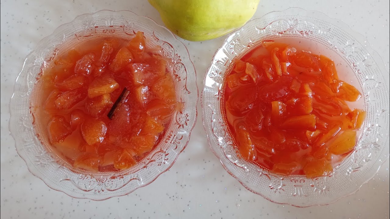 👉Ayva reçeli tarifi 👌ayva reçeli nasıl yapılır 👍tam kıvamında reçel 👈😋