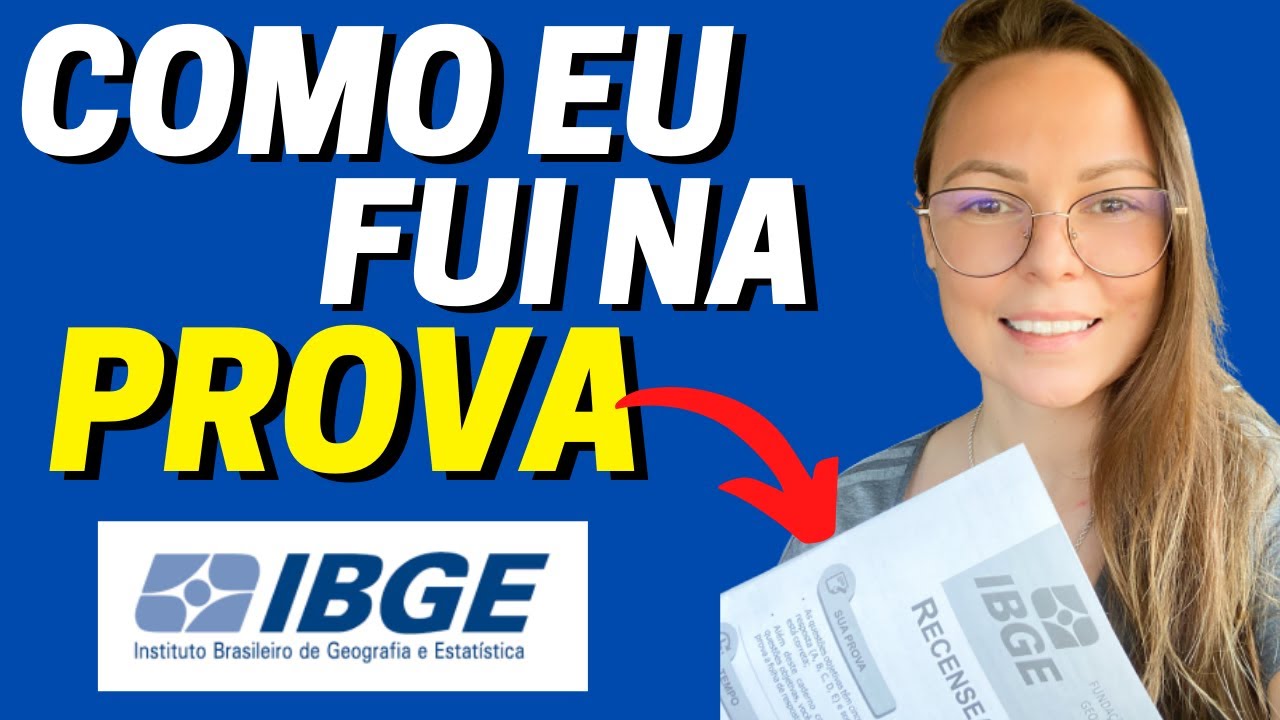 COMO EU FUI NA PROVA DO IBGE 2022 | RECENSEADOR | MINHAS IMPRESS&Otilde;ES SOBRE A PROVA