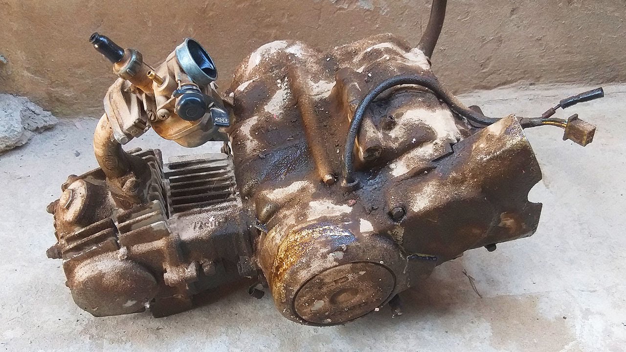 Old Broken Motorcycle Engine Full Restoration | Honda CD70 Engine Full Restoration
