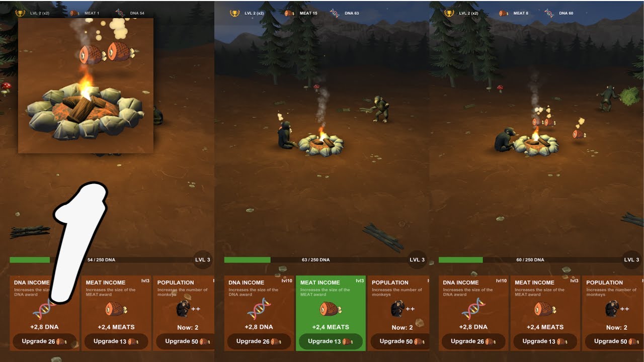 Idle Human Evolution Gameplay Walkthrough Part 1 (Android, IOS)