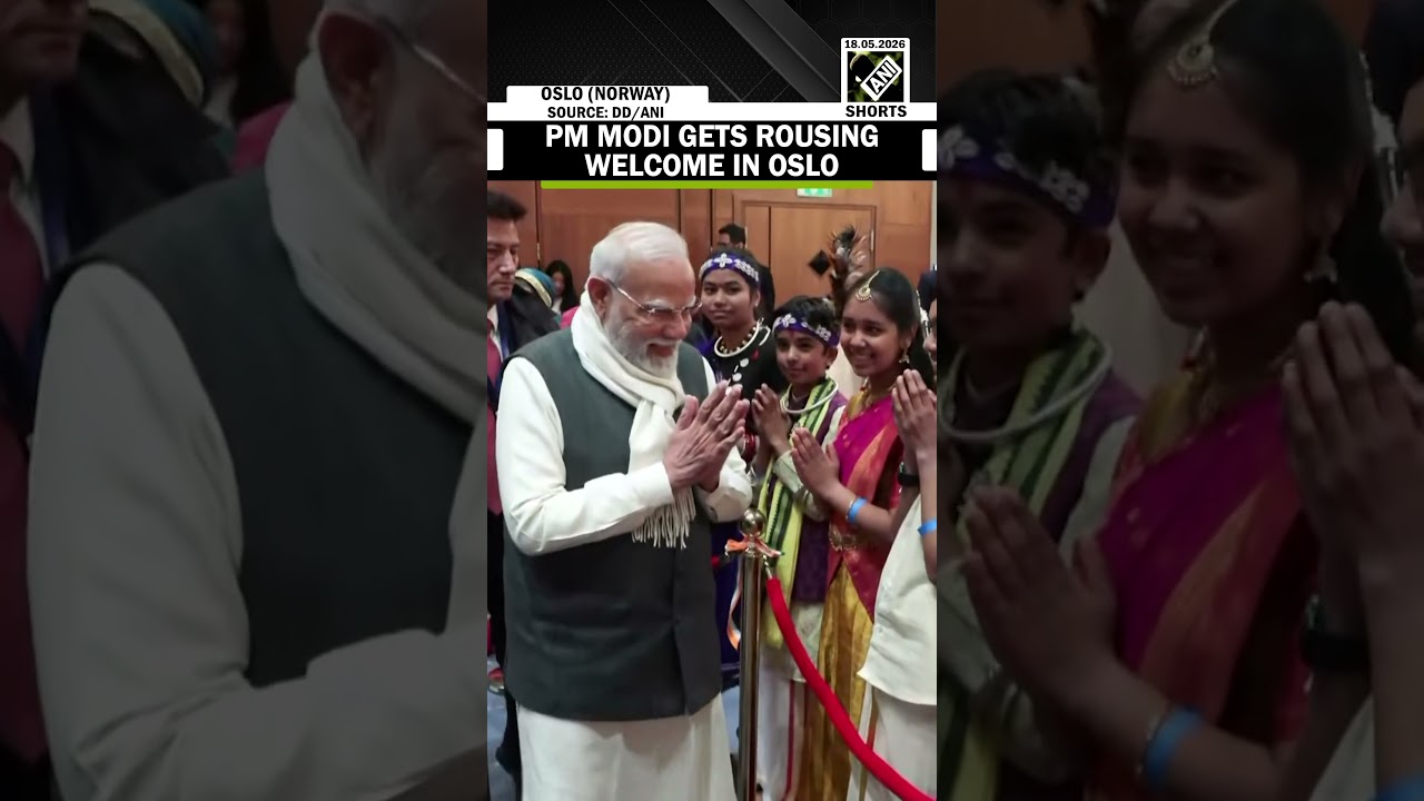 WATCH: PM Modi gets enthusiastic welcome from Indian community in Norway&rsquo;s Oslo