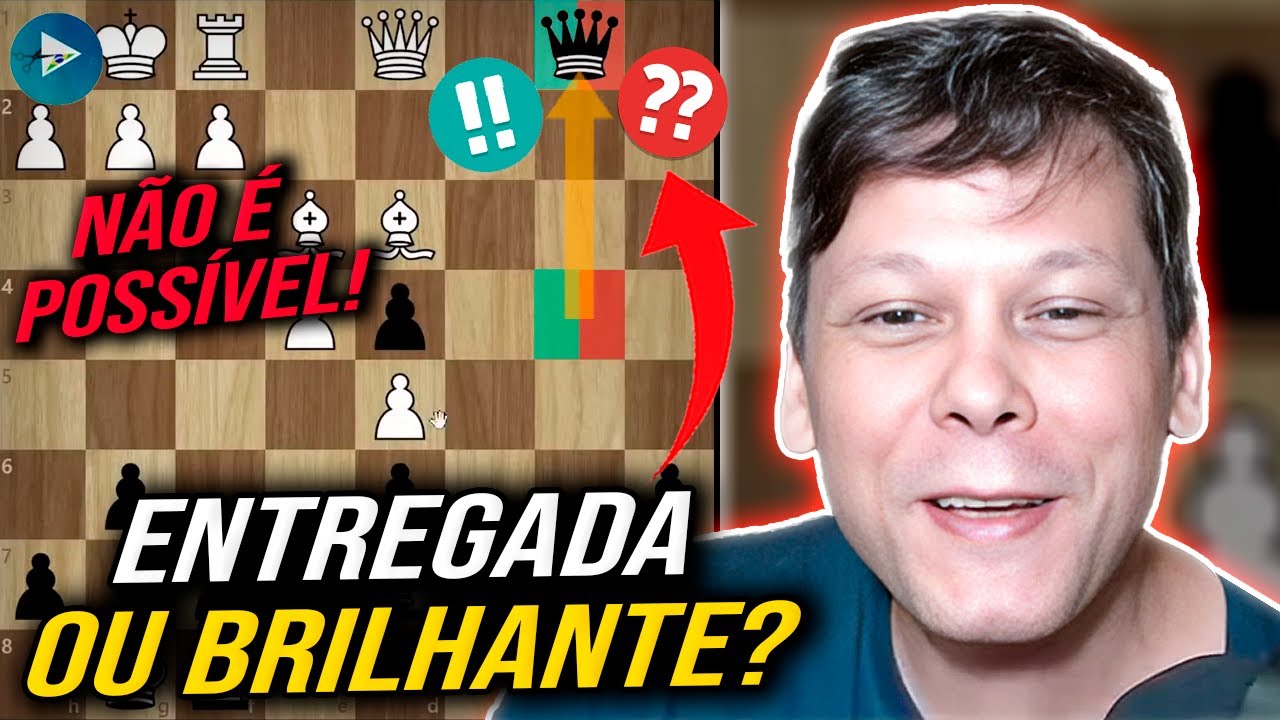 GM Rafael Leitão SACRIFICA DAMA e faz PARTIDA BIZONHA 😂😂
