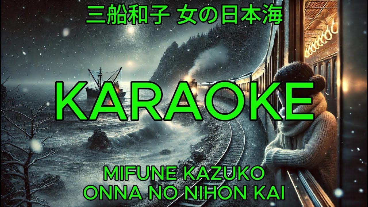 女の日本海 - 三船和子【カラオケ】｜Mifune Kazuko - Onna no Nihonkai (Karaoke)