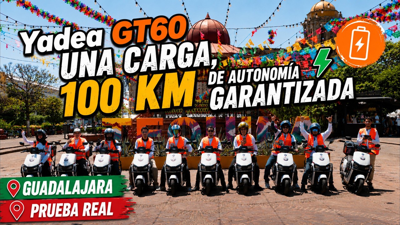 YADEA GT60 | &iquest;REALMENTE logra 100 KM con una sola carga? 🔋⚡ Prueba en Guadalajara