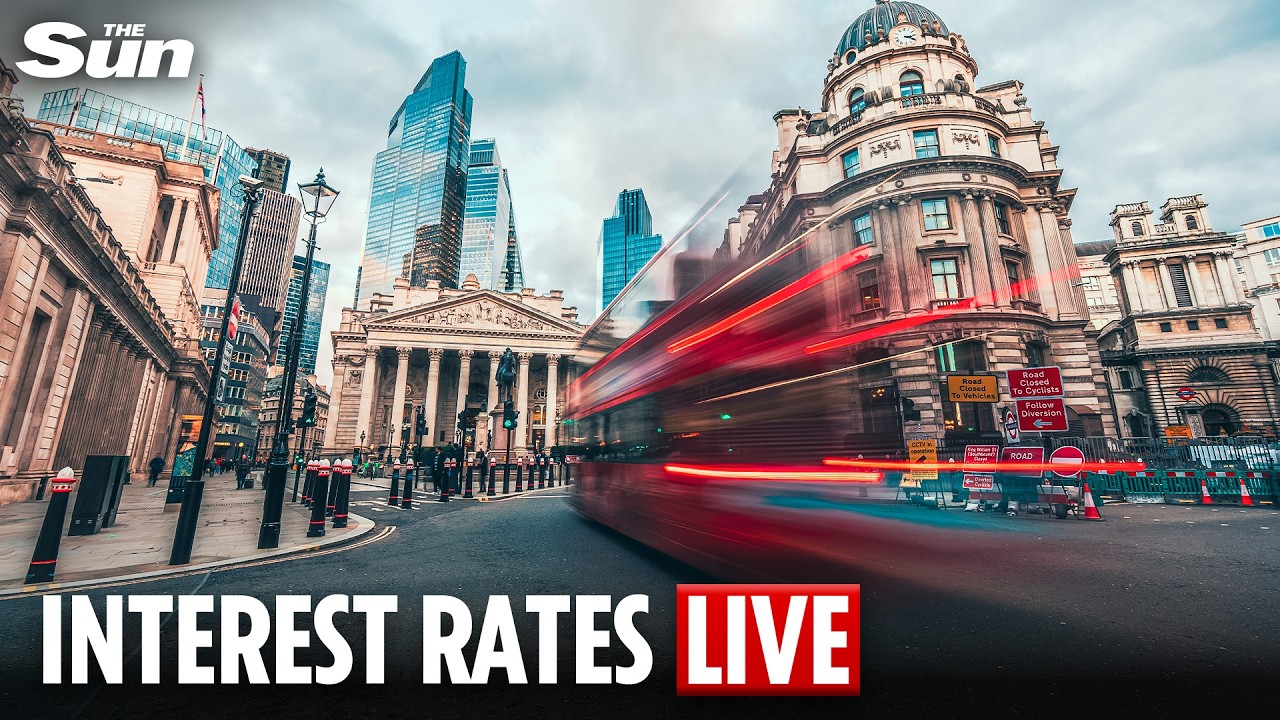LIVE: Interest rates expected to be held by Bank of England