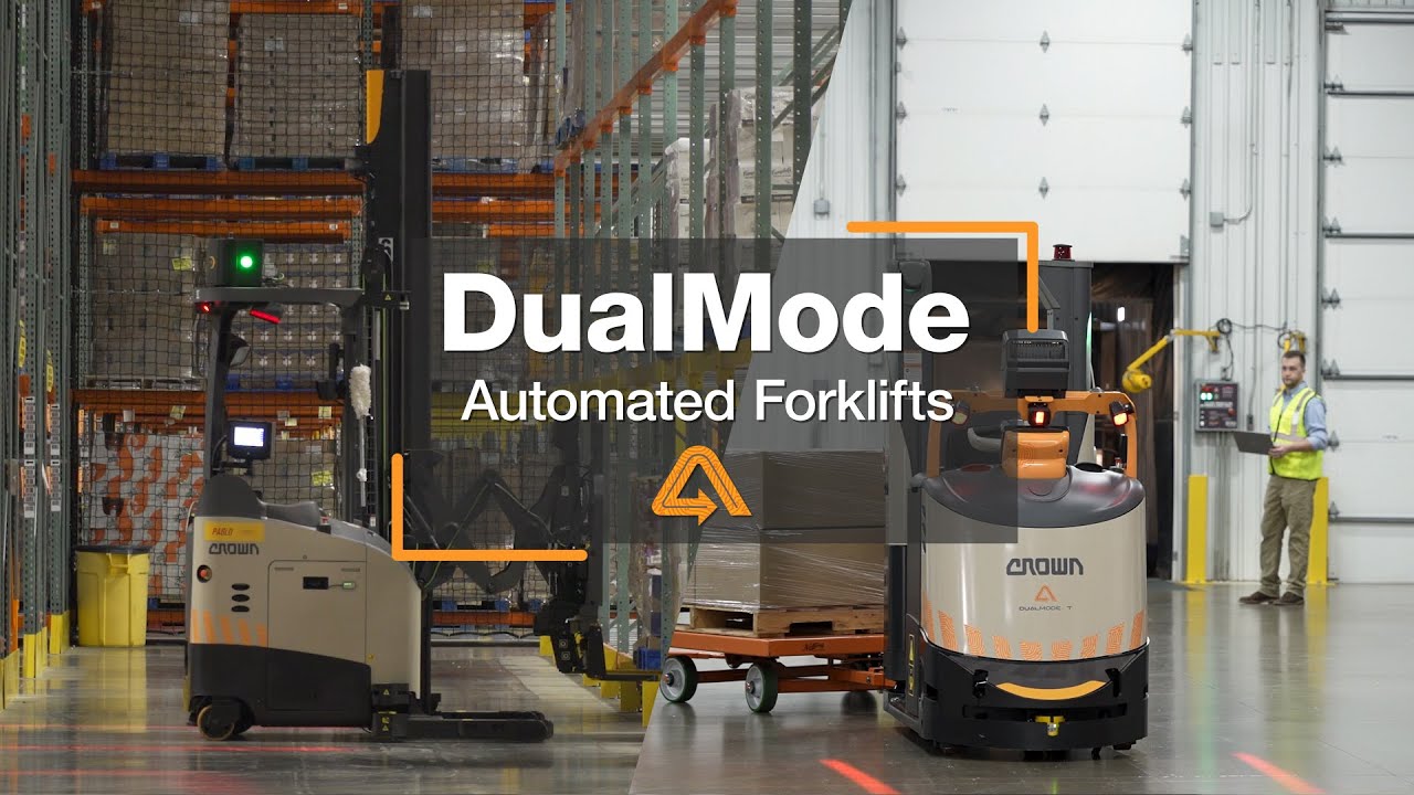Crown Equipment DualMode Lift Trucks. Designed to Get More Done.