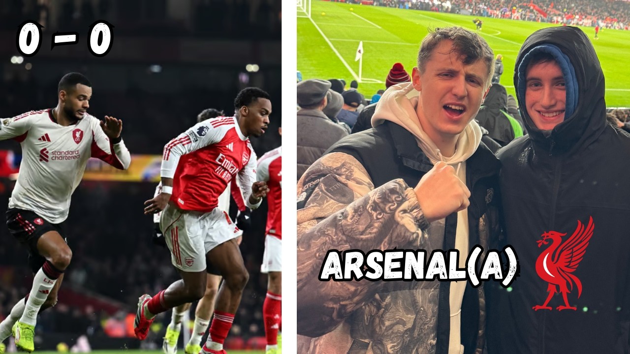 ARSENAL HELD BY LIVERPOOL AT THE EMIRATES | ARSENAL VS LIVERPOOL MATCH DAY VLOG
