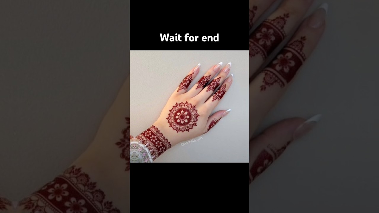 So beautiful red gol tikki mehndi designs 2025 #fashion #fyp #foryou #shorts #viralshorts #ytshorts