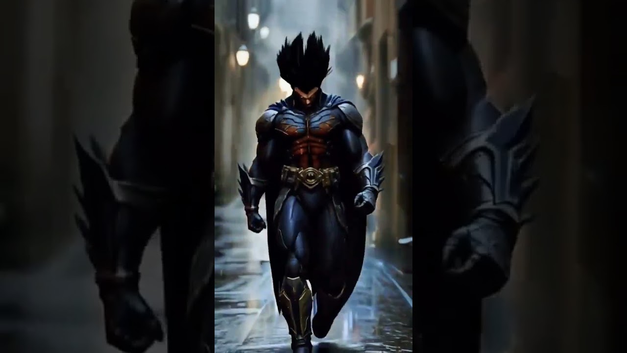 Batman + other character mix ai hybrid video 