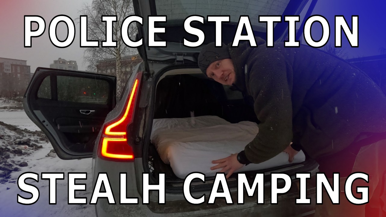 Police station stealth camping in my car
