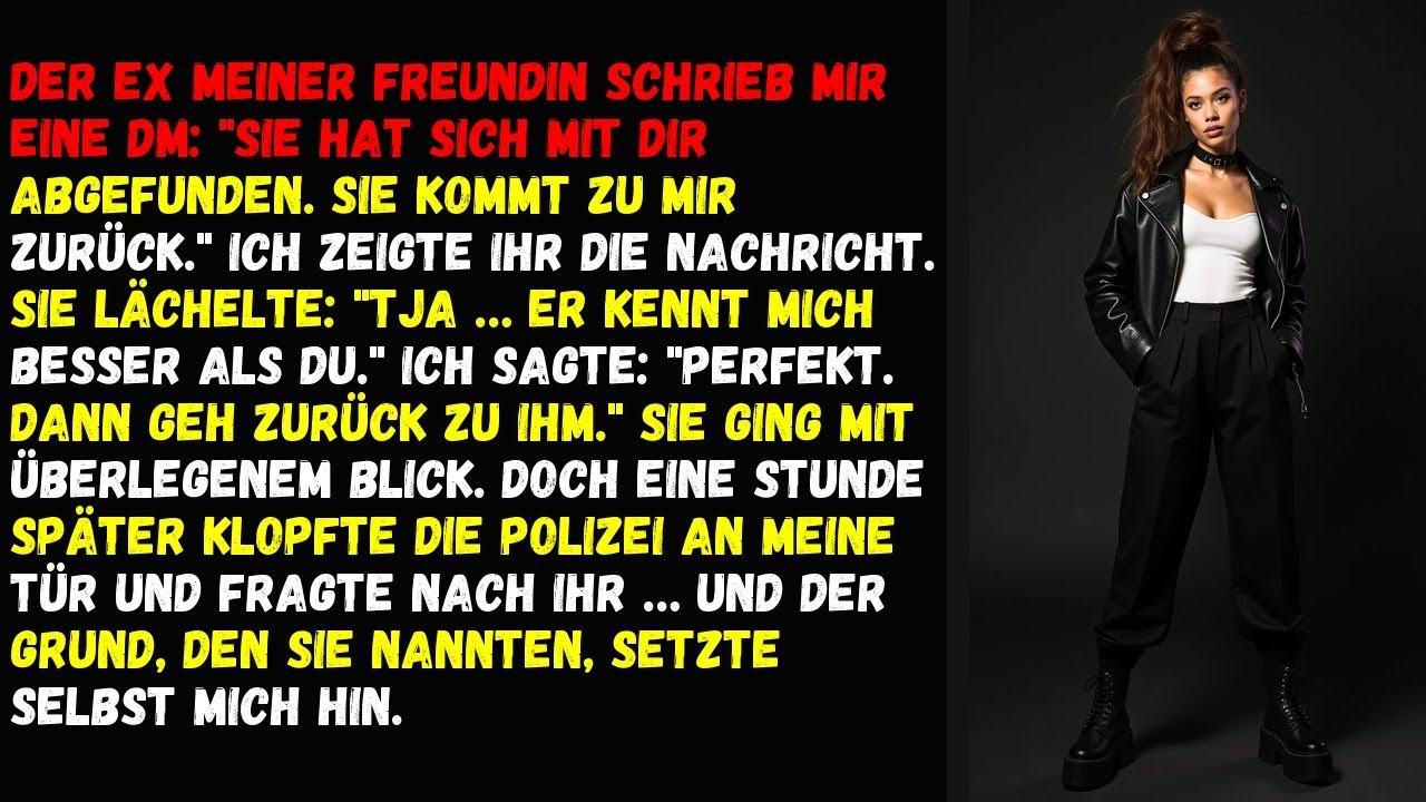 Der Ex meiner Freundin schrieb mir eine DM: Sie hat sich mit dir abgefunden. Sie kommt zu mir zurück