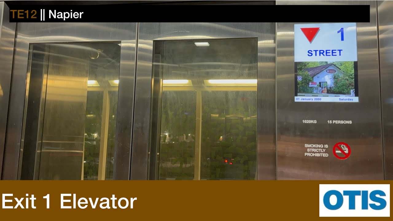 Napier MRT Station || Otis Elevator (Exit 1)