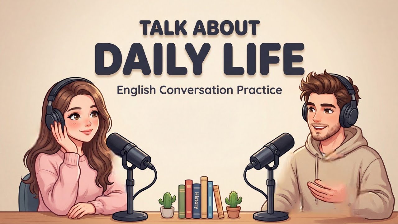 Easy English Conversation Podcast | Talk about daily routine | Learn English Fast | Ep 30