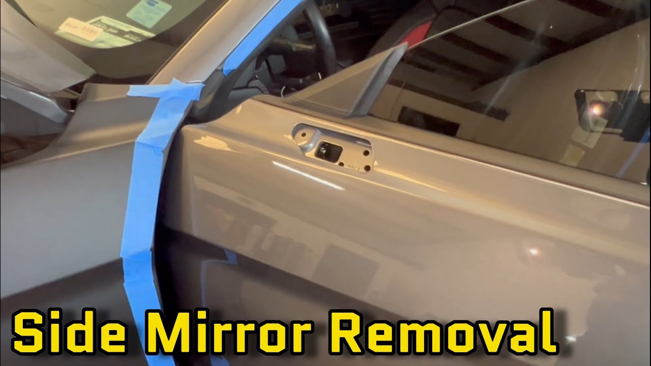 How to remove a Ford Mustang side mirror