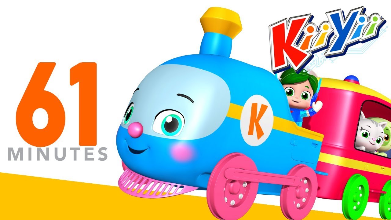 Choo Choo Train | Plus Lots More Nursery Rhymes | 61 Minutes Compilation from KiiYii! | 영어동요 모음