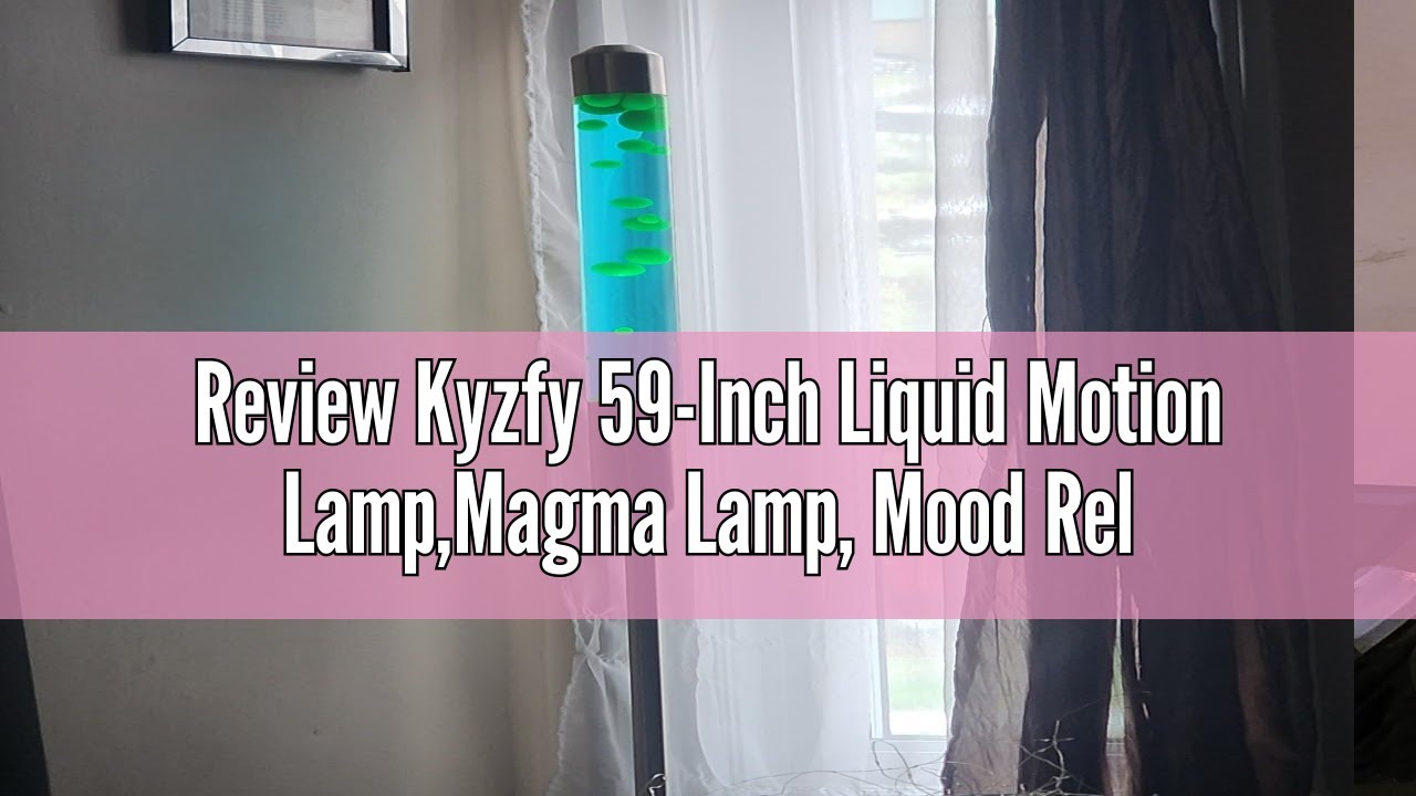 Review Kyzfy 59-Inch Liquid Motion Lamp,Magma Lamp, Mood Relaxation Light，Suitable for Home Decorati