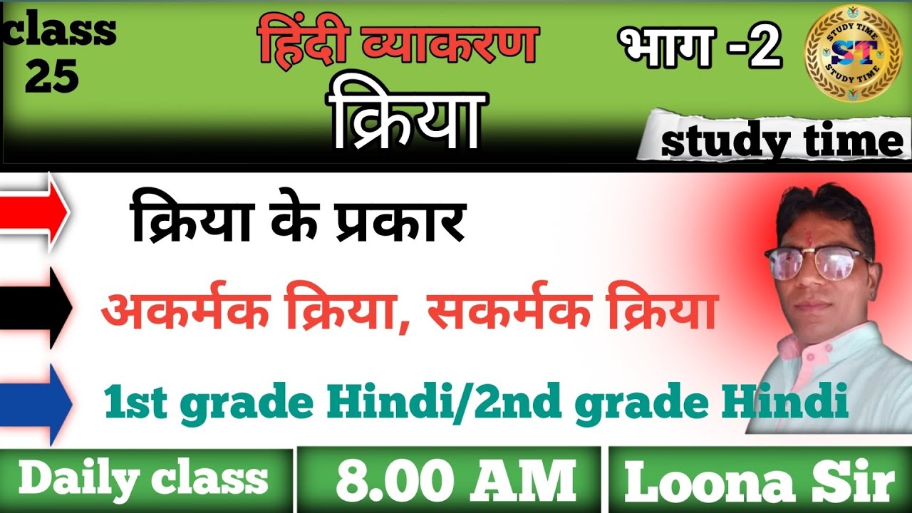 क्रिया (भाग-2) kirya MCQ/क्रिया 1st grade Hindi/2nd grade Hindi. #rpsc 