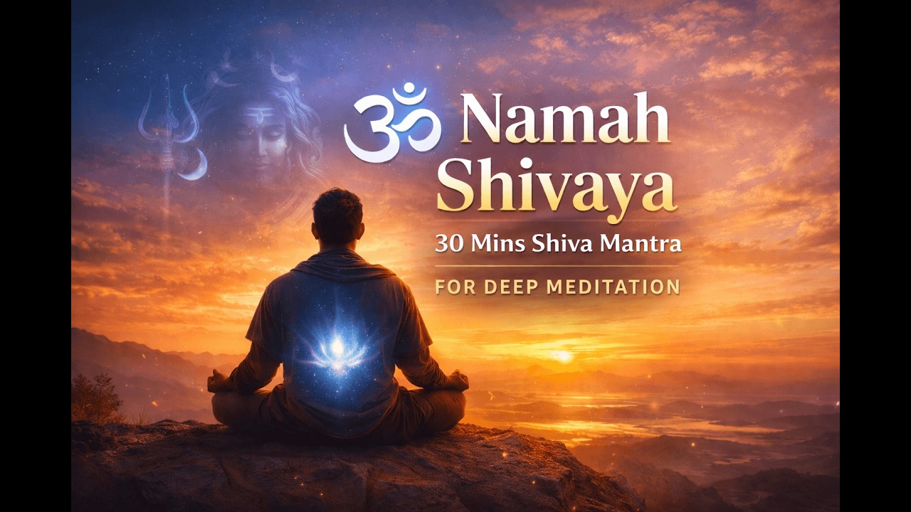 Om Namah Shivaya | 30 Minutes Shiva Mantra for Deep Meditation & Inner Peace