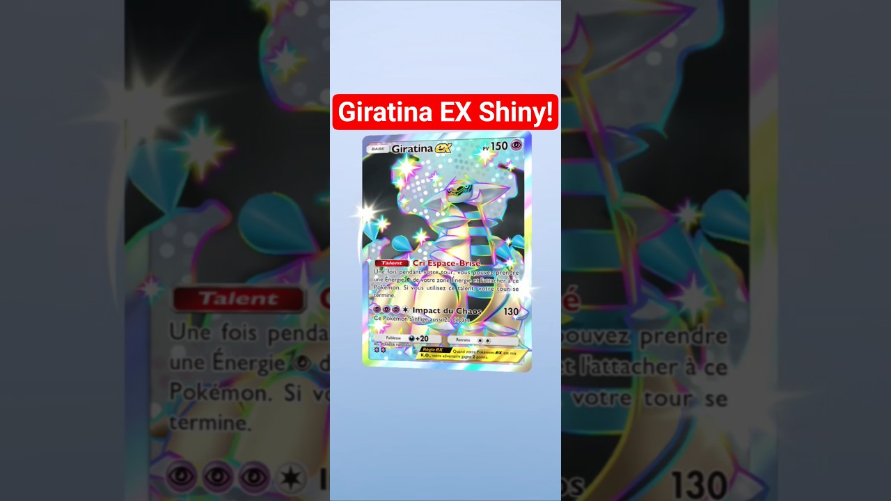 Pokemon TCG: Giratina EX Shiny!