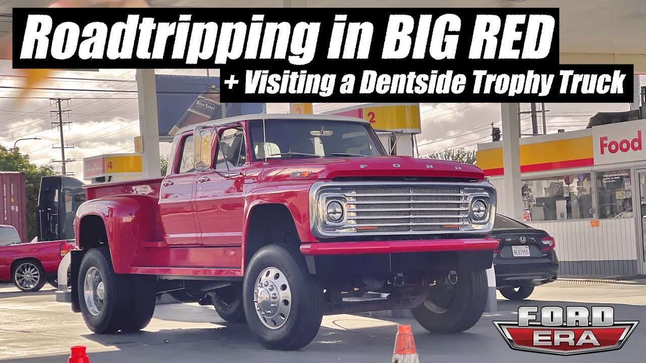 Roadtripping in BIG RED + Visiting a Dentside Trophy Truck | Ford Era