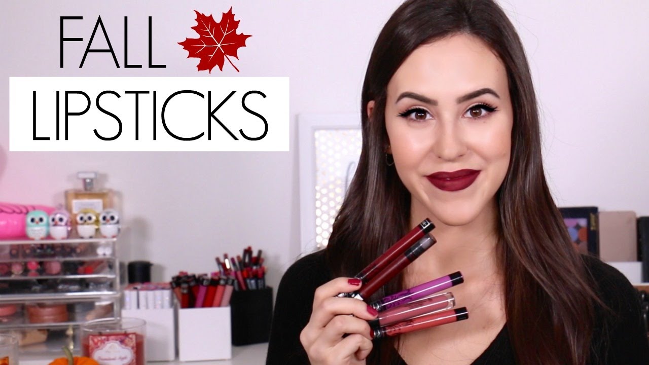 Favorite Fall Lipsticks + Recommendations || Drugstore & High End