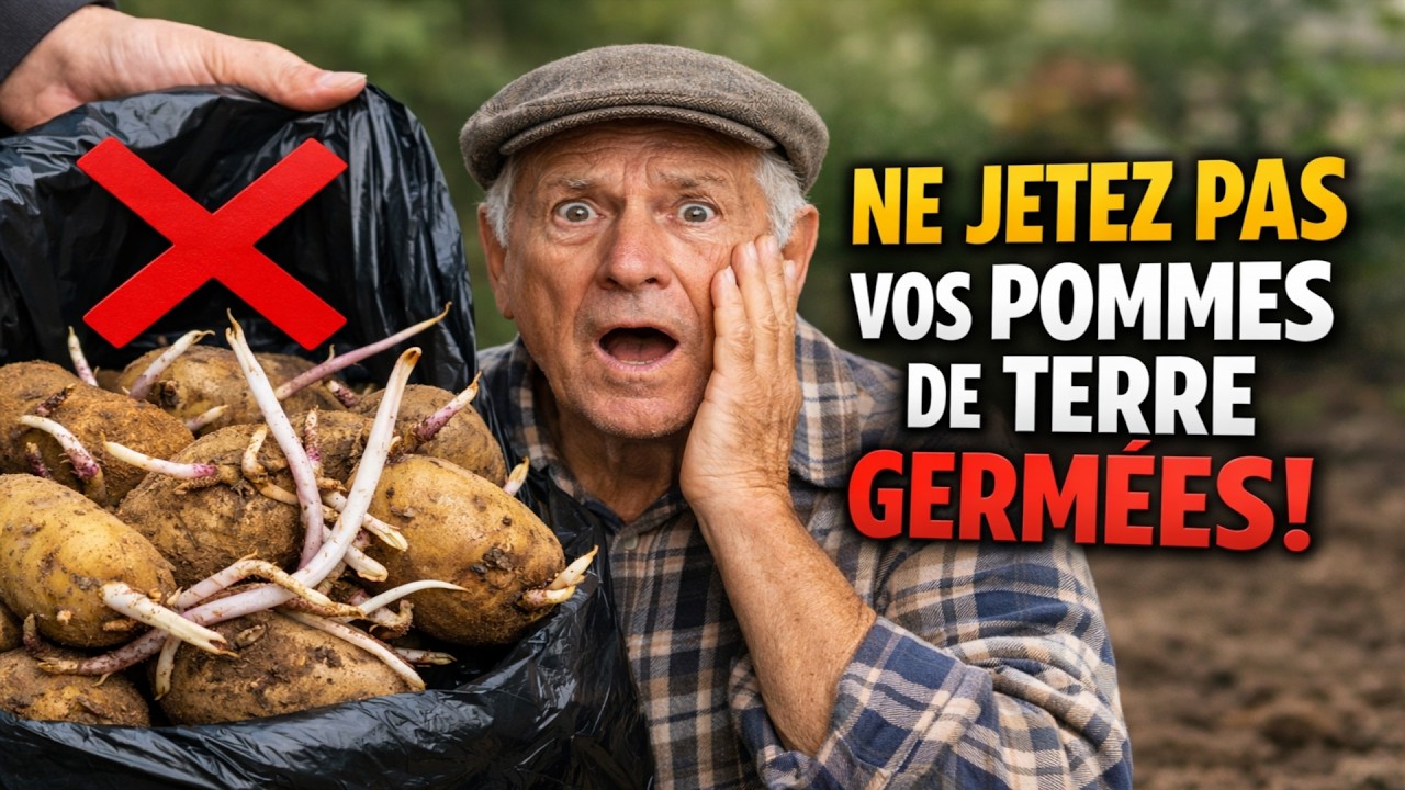 Vos pommes de terre ont germé ? SURTOUT, ne les jetez pas ! Cette astuce de grand-père va les trans