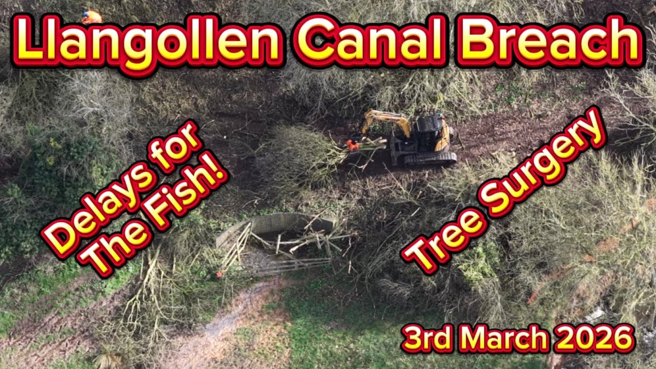 Llangollen Canal Breach 3rd March 2026 Whitchurch 