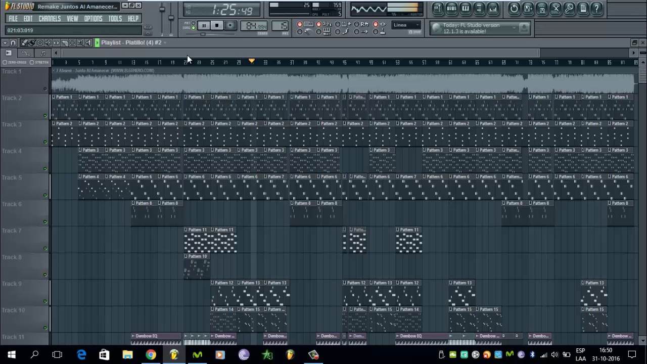 FLP Remake Instrumental Juntos Al Amanecer - J Alvarez (JaimeBeatz)