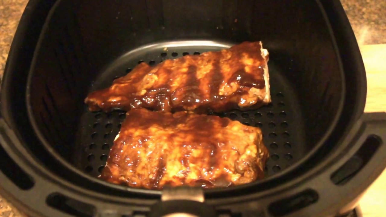 Review of (and cooking ribs in) the GoWISE Air Fryer