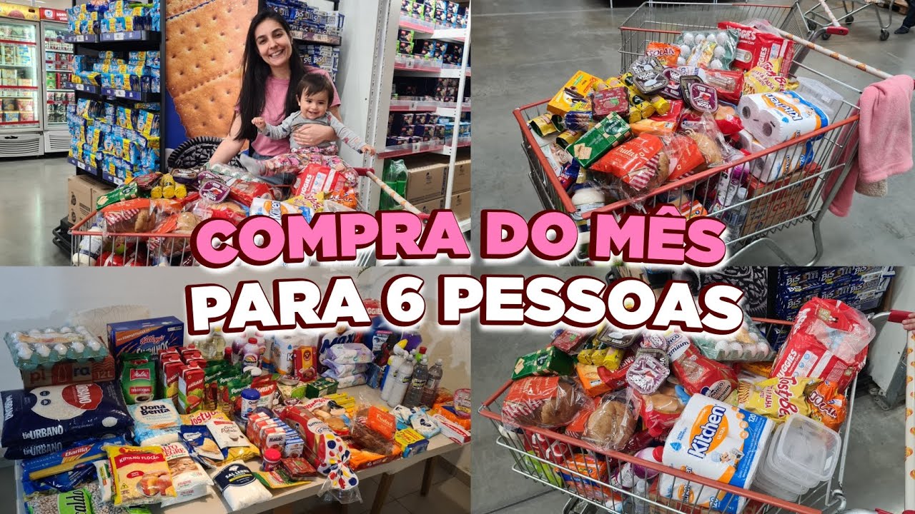 COMPRA DO MÊS NO ASSAÍ ATACADISTA ! COMPRAMOS MUITO COISA ? MOSTRANDO TUDO 😮