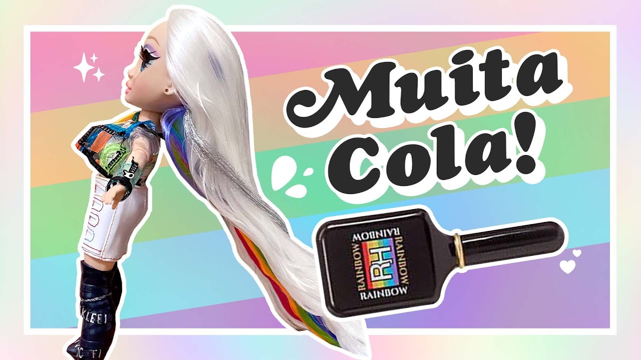 LAVANDO CABELO de Rainbow High + cuidados com roupas de couro